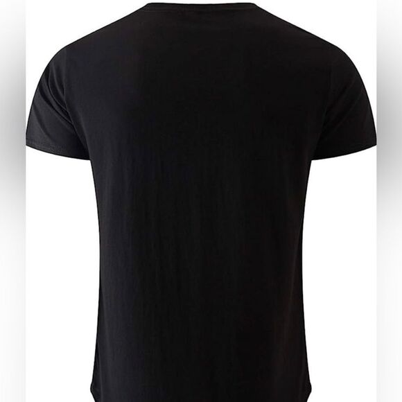 NWT KLIEGOU Mens 100% Cotton Hipster Hip Hop Longline Crewneck XXL - Picture 2 of 2